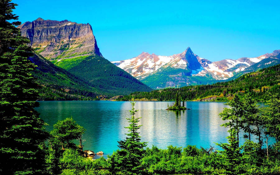 Vibrant Glacier National Park Wallpaper