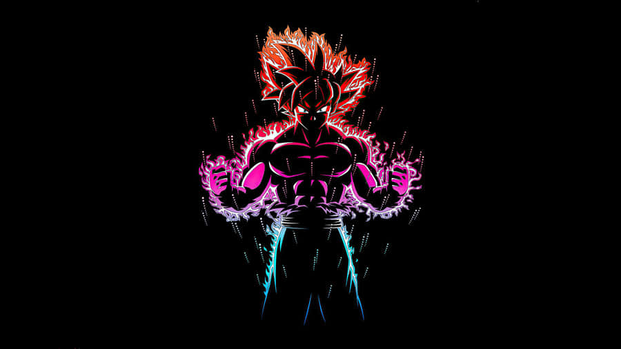 Vibrant Goku Power Aura Wallpaper