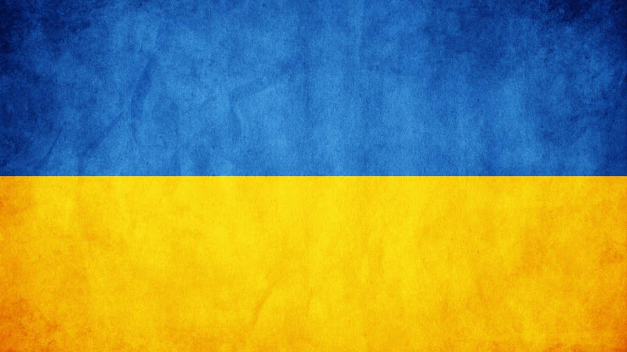 Vibrant National Flag Of Ukraine Wallpaper