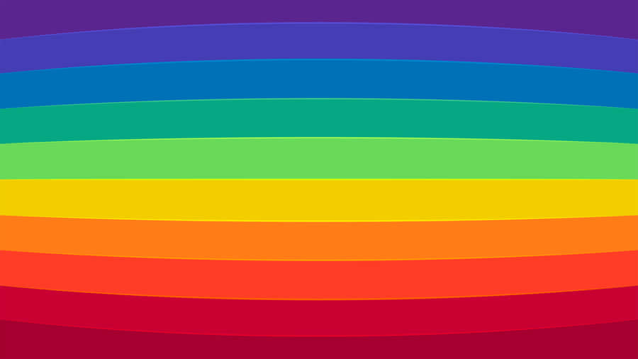 Vibrant Rainbow Arc Background Wallpaper
