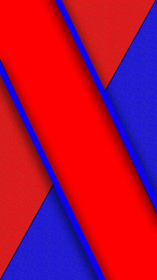 Vibrant Red And Blue Art Wallpaper