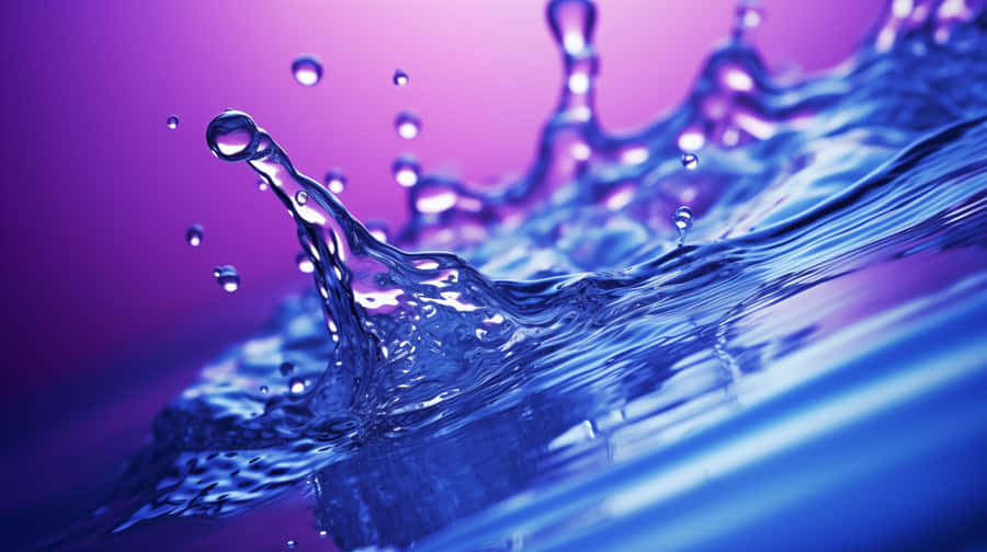 Vibrant Water Splash Photography Wallpaper