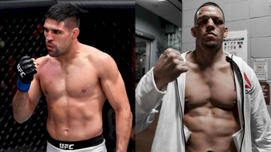 Vicente Luque And Nate Diaz Wallpaper