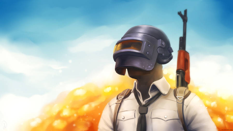 Victor In Pubg 1366x768 Wallpaper