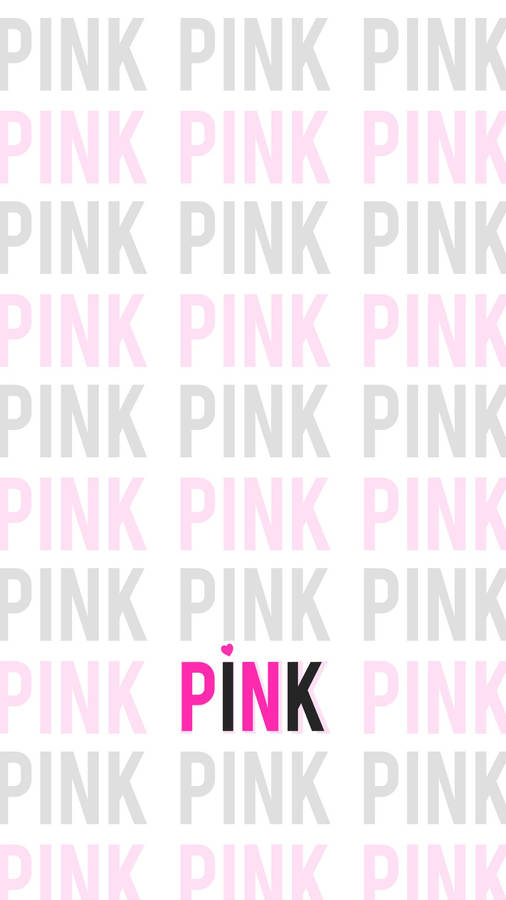 Victoria's Secret Black And Pink Logo Wallpaper