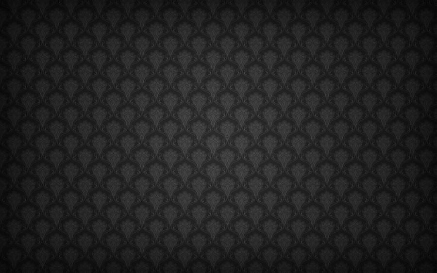 Victorian Gothic Vignette Black Pattern Wallpaper