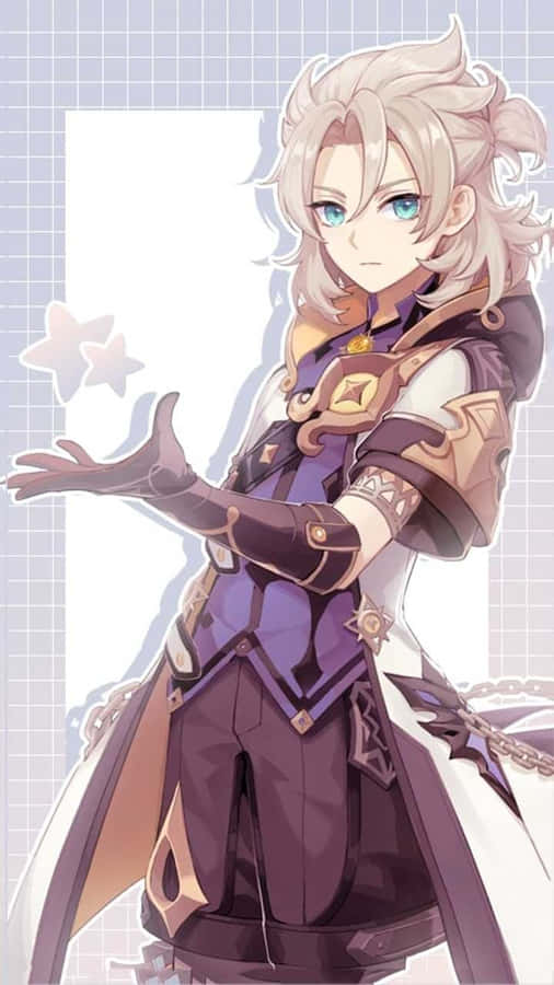 Video Game Character Albedo Genshin Wallpaper