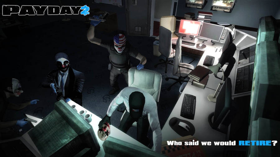 Video Game Payday 2 Crew Caught On Cctv Wallpaper