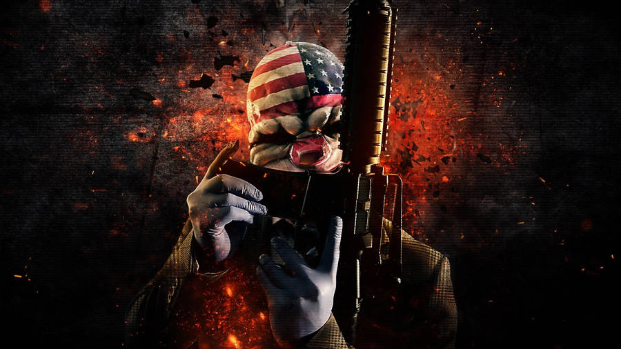 Video Game Payday 2 Dallas Loading Gun Wallpaper