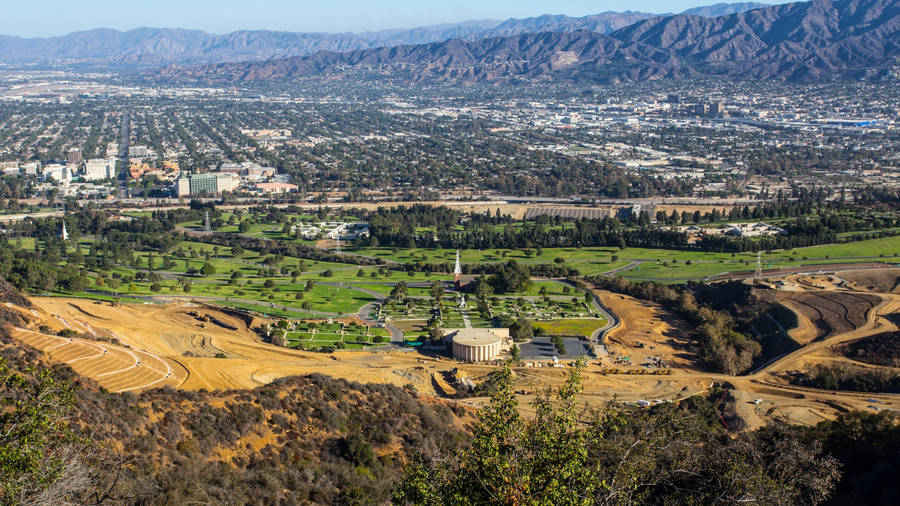 View From Hollywood Sign Wallpaper