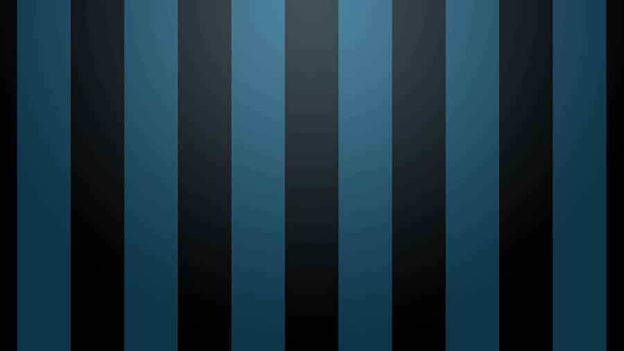 Vignette Blue And Black Striped Pattern Wallpaper