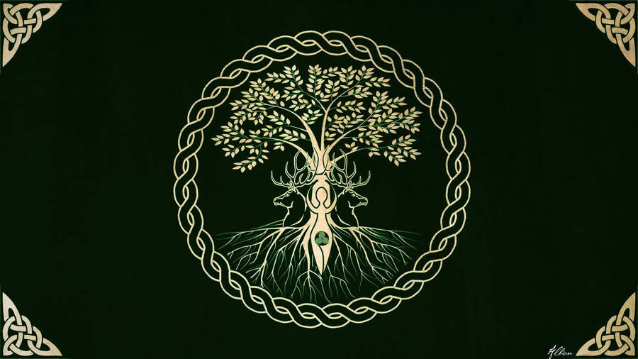 Viking Tree Of Life Wallpaper