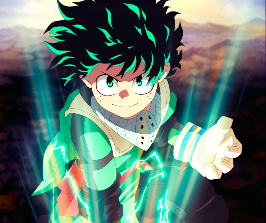 Villain Deku Izuku Midoriya Delaware Punch Wallpaper