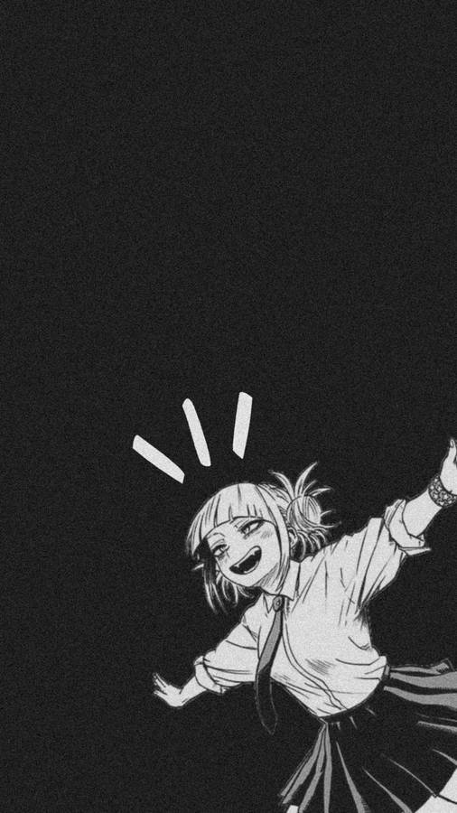 Villain Himiko Toga My Hero Academia Iphone Wallpaper