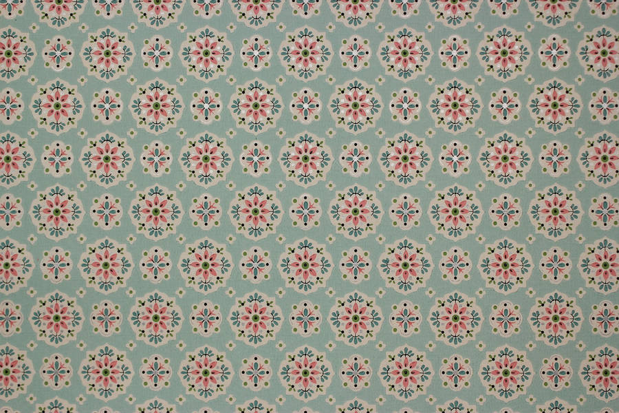 Vintage Aesthetic Floral Pattern Wallpaper