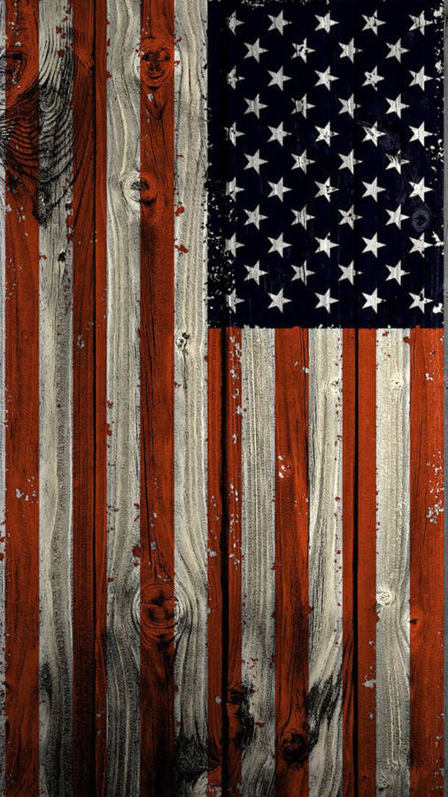 Vintage American Flag Iphone Wallpaper