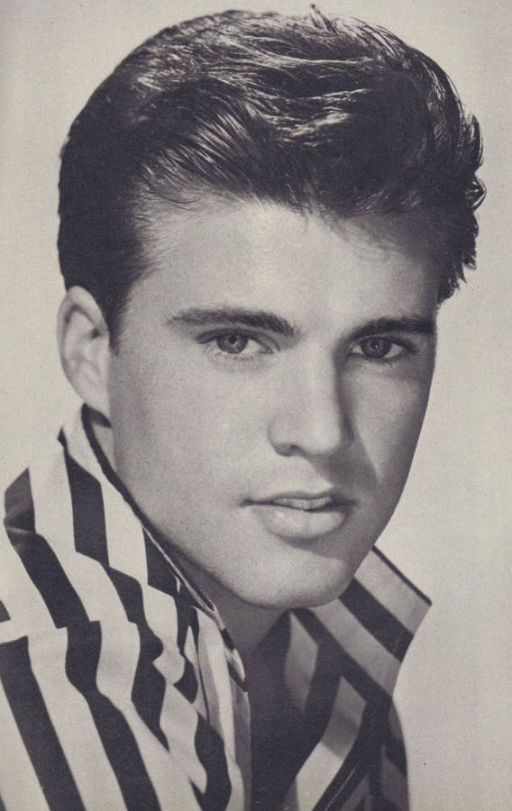 Vintage American Singer Rick Nelson Portrait Wallpaper