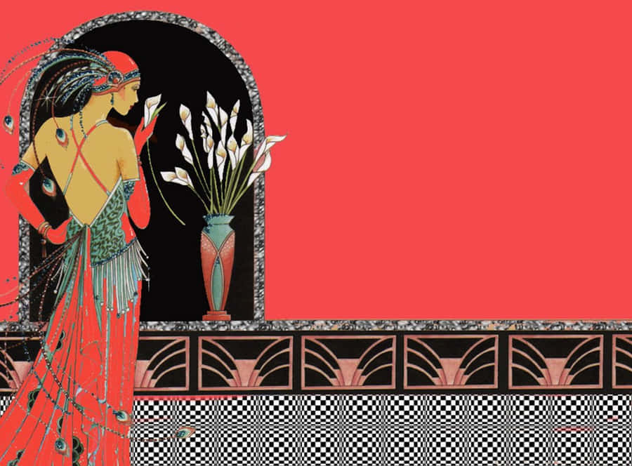 Vintage Art Deco Computer Wallpaper