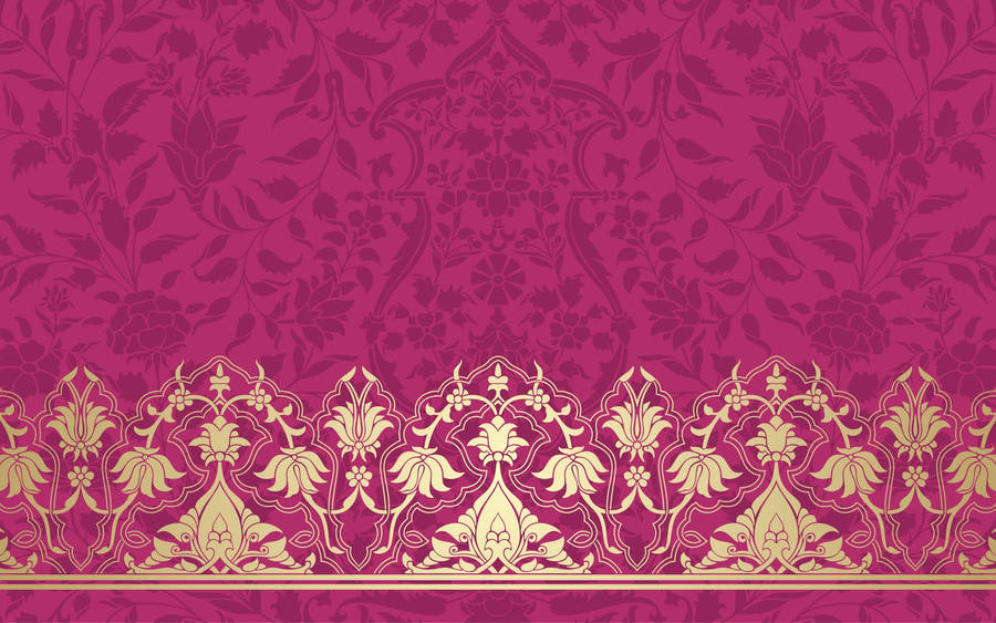 Vintage Backdrop With Patterns Wallpaper