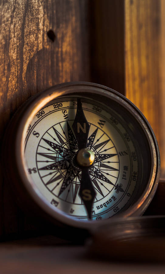 Vintage Compass Photography Wallpaper