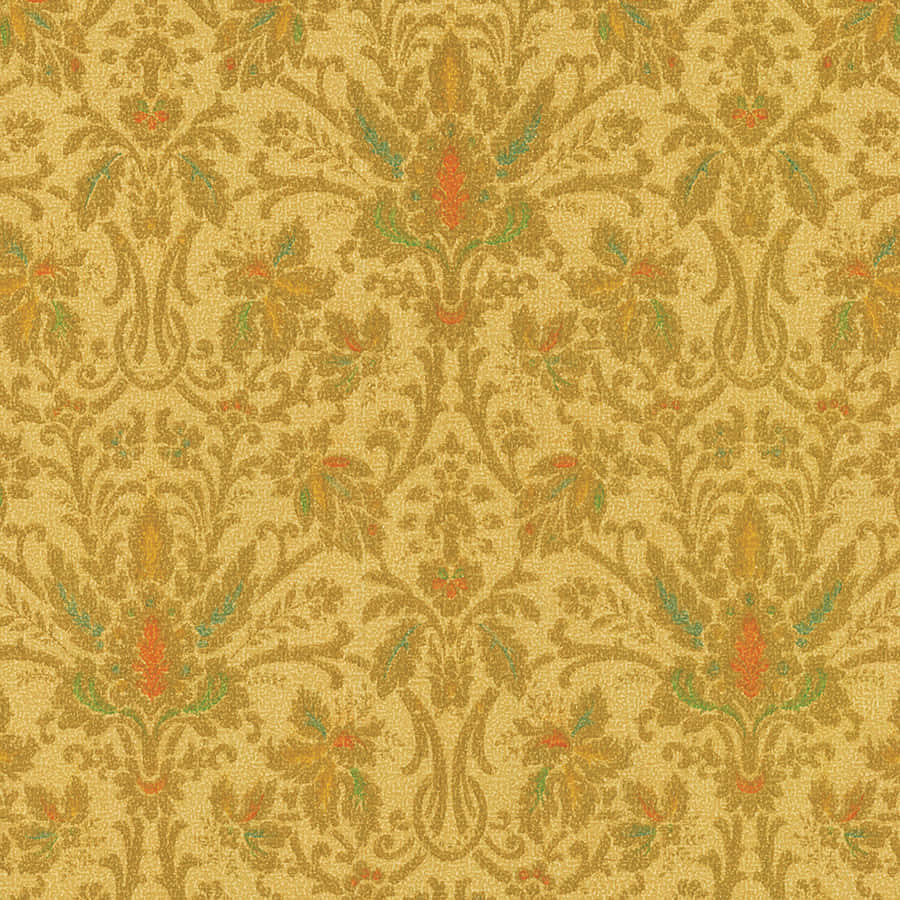 Vintage Floral Pattern Texture1920s Wallpaper