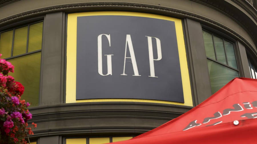 Vintage Gap Signage Wallpaper