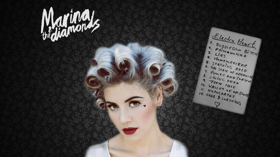 Vintage Marina And The Diamonds Wallpaper