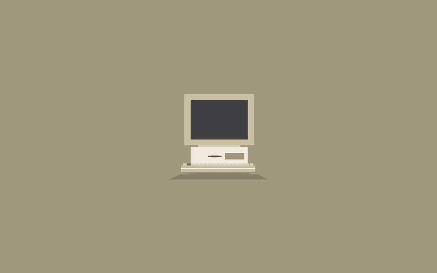 Vintage Minimalist Desktop Computer Wallpaper