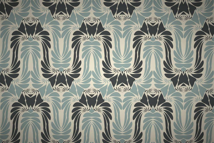 Vintage Pattern Art Deco Wallpaper