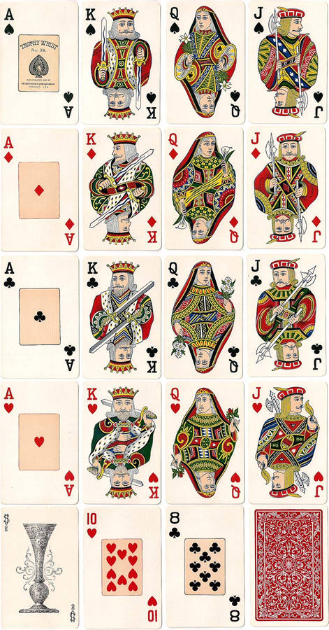 Vintage Playing Cards Collection Wallpaper