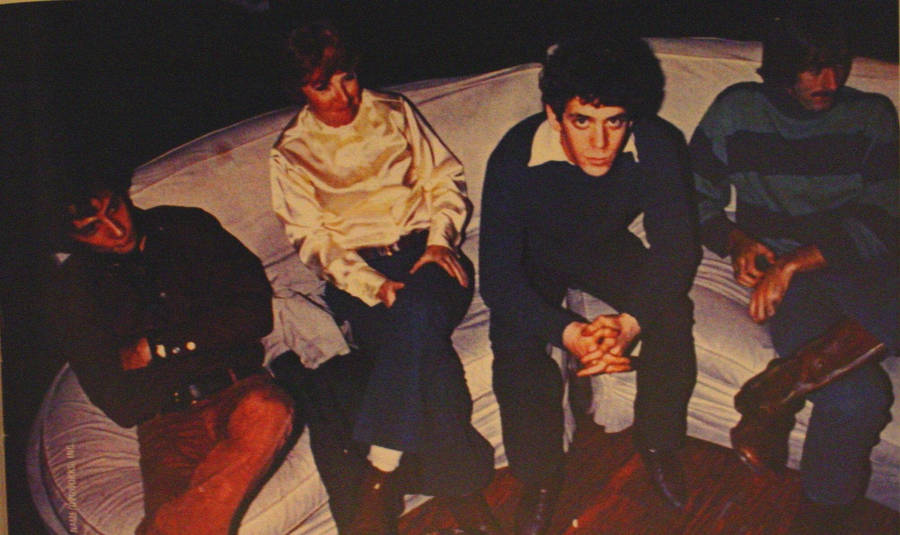 Vintage Portrait Of The Velvet Underground In 1970 Wallpaper