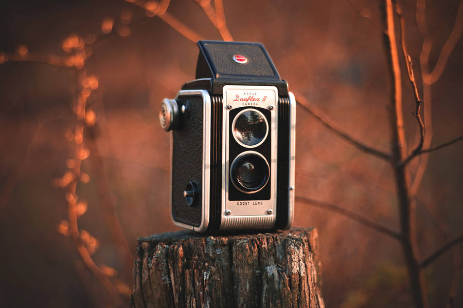 Vintage Retro Camera Wallpaper