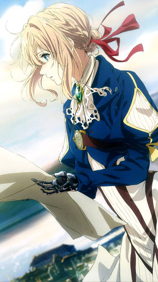 Violet Evergarden Reading Map Wallpaper