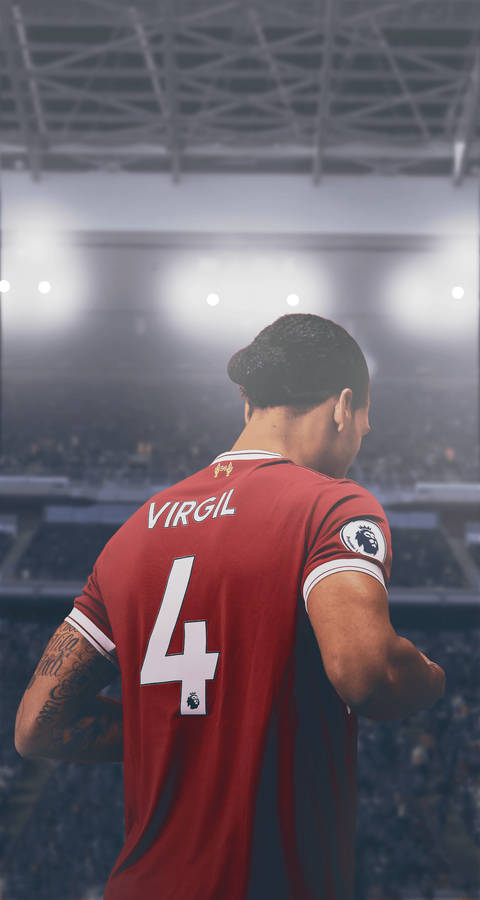 Virgil Van Dijk Cinematic Shot Wallpaper