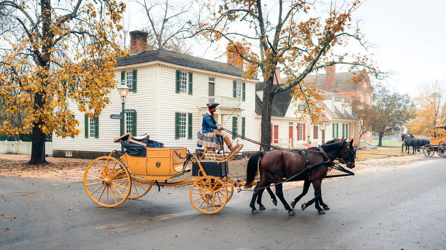 Virginia Colonial Williamsburg Wallpaper