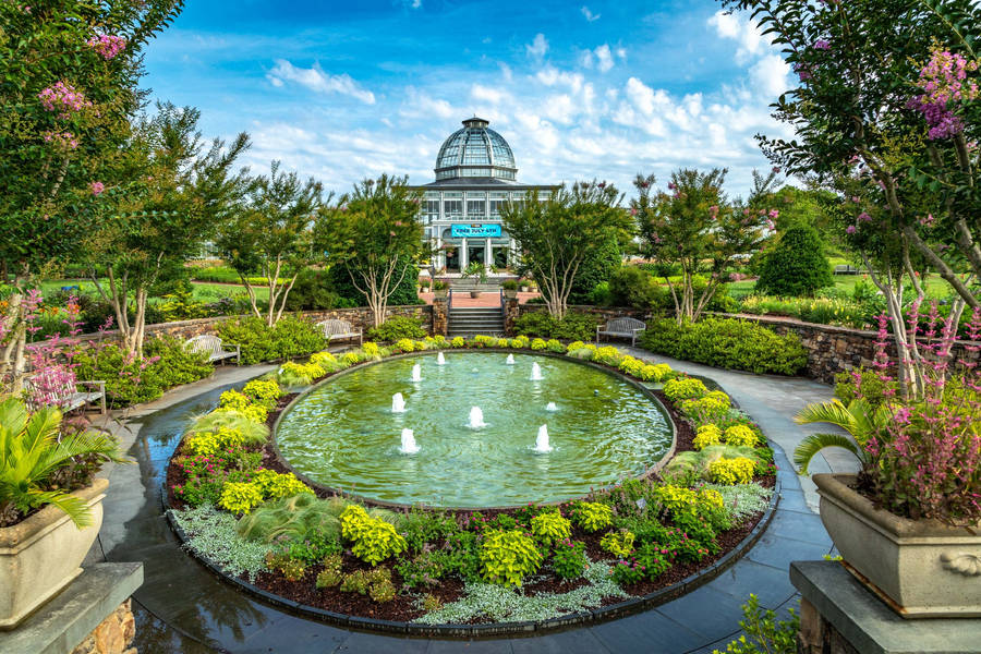 Virginia Lewis Ginter Botanical Garden Wallpaper