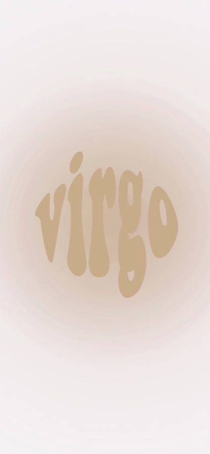 Virgo Pastel Light Brown Wallpaper