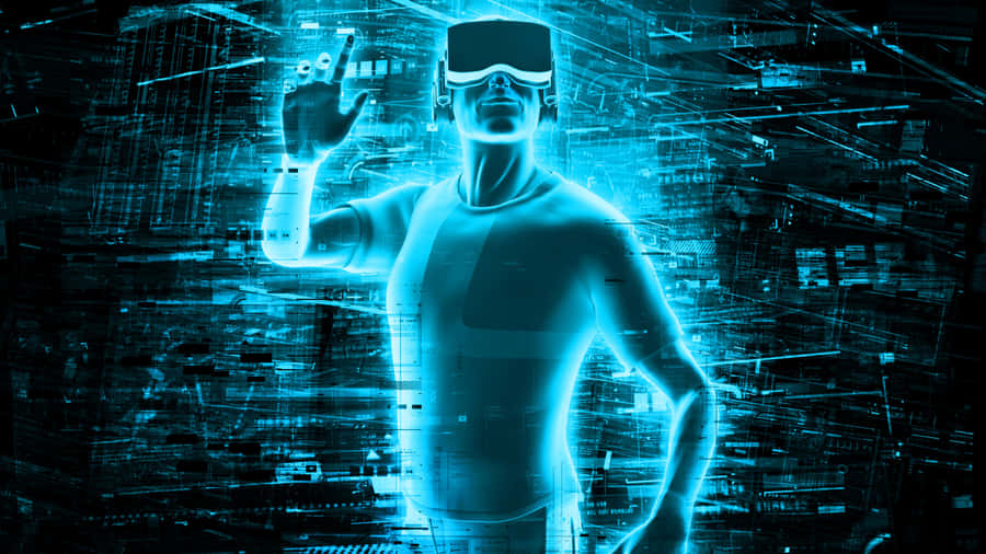 Virtual Reality Experience Cyberspace Wallpaper