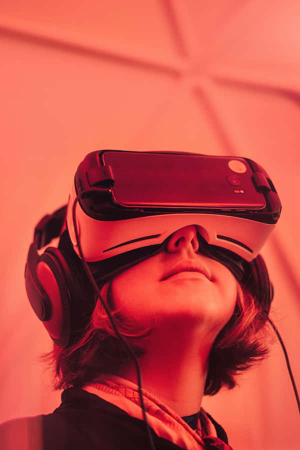 Virtual Reality Experience Red Glow.jpg Wallpaper