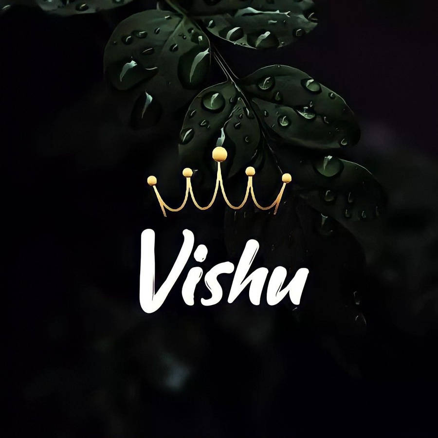 Vishu Yellow Crown Wallpaper