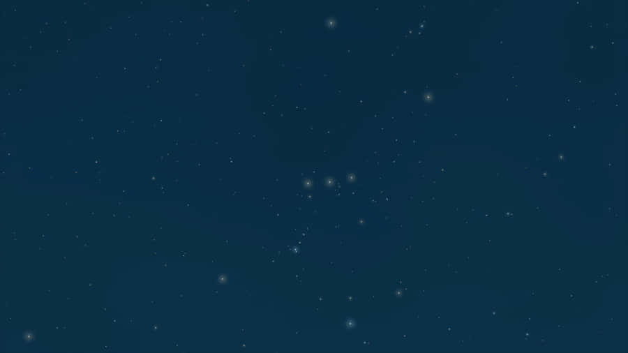 Visible Stars In Blue Sky Wallpaper