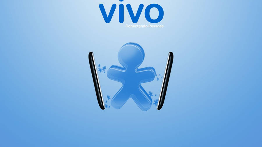 Vivo Logo Conectando Pessoas Wallpaper