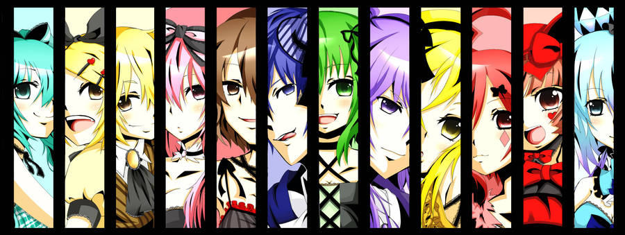 Vocaloid Panel Portrait Wallpaper