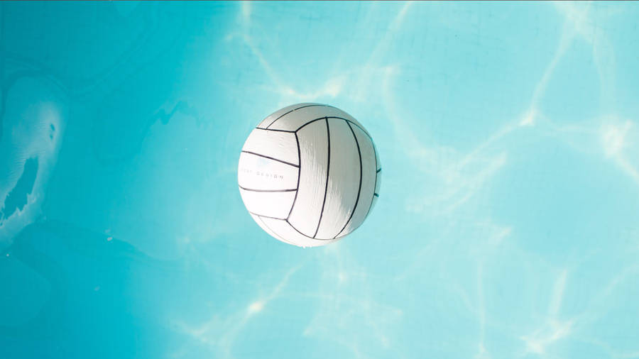Volleyball On Swimming Pool Wallpaper