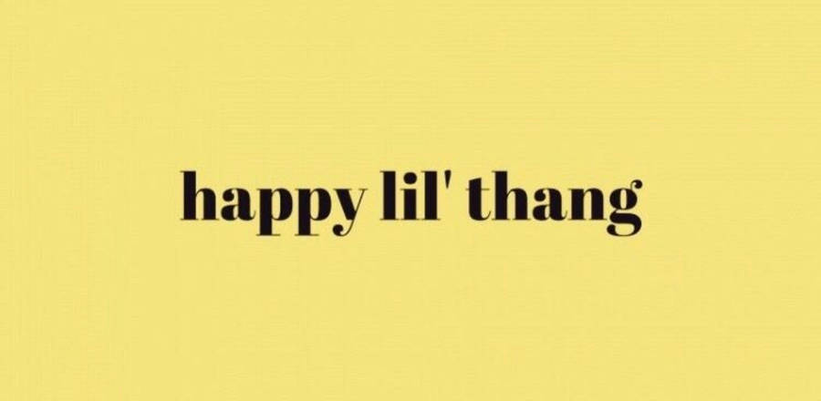 Vsco Yellow Happy Lil' Thang Wallpaper