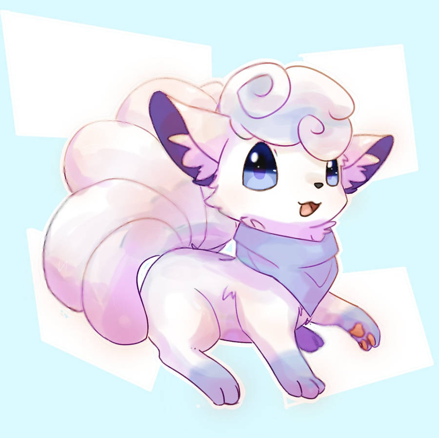 Vulpix With A Hanky Wallpaper