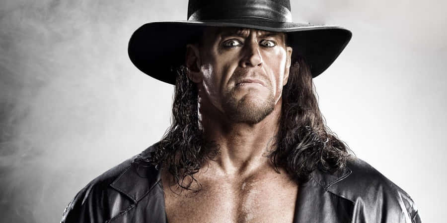 W W E Undertaker Intimidating Stare Wallpaper