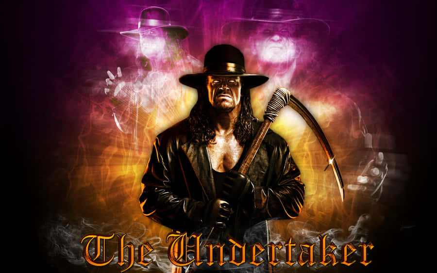 W W E Undertaker Mystique Artwork Wallpaper