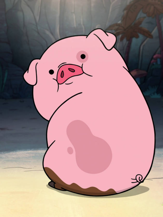 Waddles Muddy Butt Wallpaper