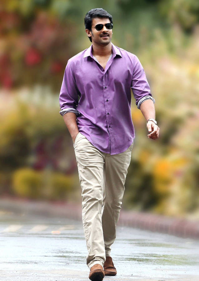 Walking Prabhas Mirchi Wallpaper